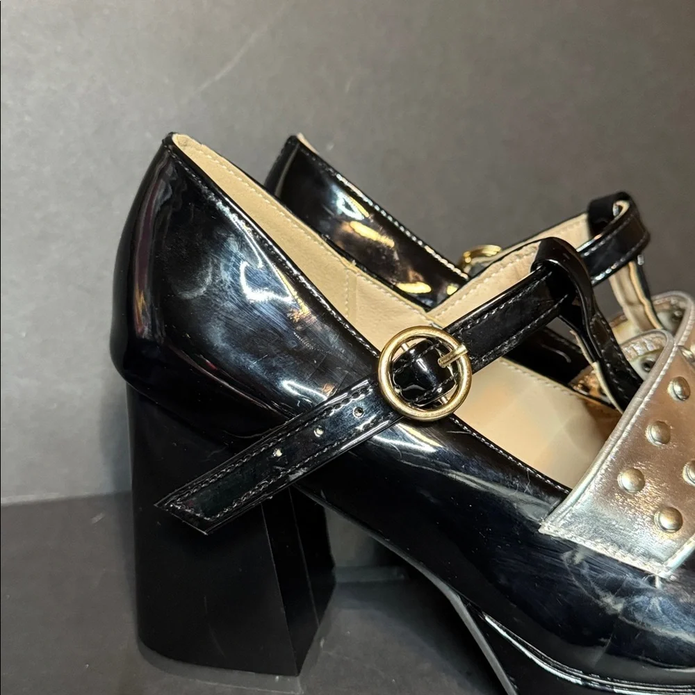 Black Patent Platform Mary Jane’s
